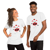 Eerie Eyes Unisex Staple T-Shirt front view